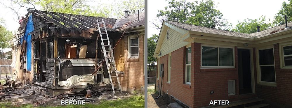 Home fire damage repair by DRI Construction